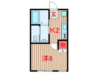 フォレストハウス習志野 A・B棟【1階】の間取り