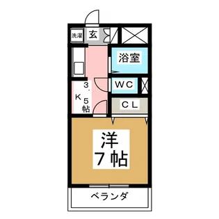 KYハウス【4階】の間取り