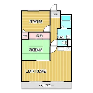 ハッピーコート加古川【4階】の間取り