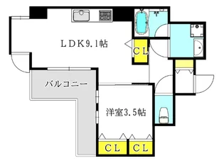 Urbex Tenroku【7階】の間取り