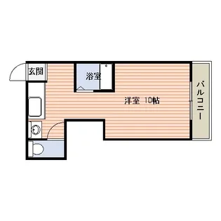 玉里梶原ハイツ【1階】の間取り