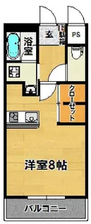 エクセレント【4階】の間取り