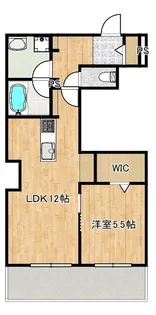 仮称)中野島ヘーベルメゾン【1階】の間取り
