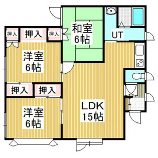 フォレスト藤沢A【1階】の間取り