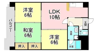 エムズコート沼本町【4階】の間取り