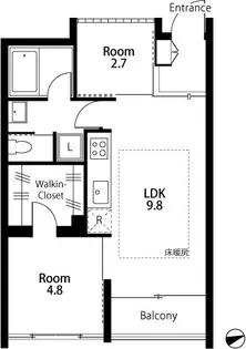 Apartment惣【2階】の間取り