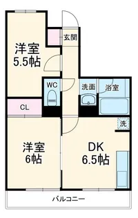 エザンス【1階】の間取り