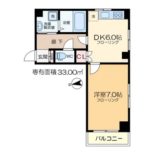 リカーハウス多田【3階】の間取り