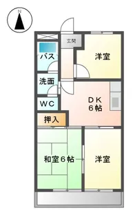 エスポワール垂坂【2階】の間取り