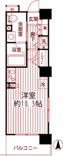 エクセル川崎WEST【3階】の間取り
