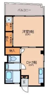 東都向島コーポ【1階】の間取り