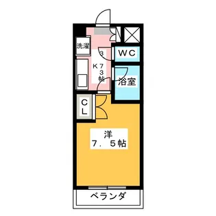 ガーデンセルリア【4階】の間取り