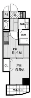 THE SQUARE・Club Residence【7階】の間取り