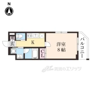 フーガス【3階】の間取り