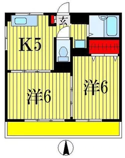 クレメゾン西船【1階】の間取り