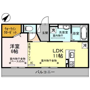 hakurei【3階】の間取り
