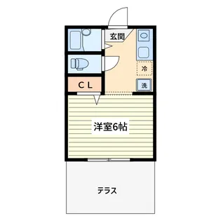 ルリコーポ上高井戸【1階】の間取り