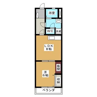 さわやグリーンハイツ【3階】の間取り