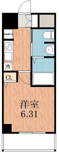グランパシフィック聖天坂【3階】の間取り