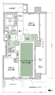 シティテラス東陽町【6階】の間取り