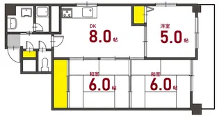 シャルム神田【4階】の間取り