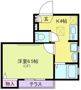 メゾン・ド・ソレイユ【1階】の間取り