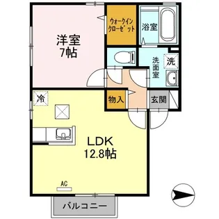 グランシャリオ【1階】の間取り