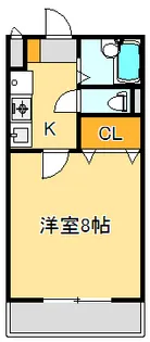 とみれじでんす【3階】の間取り