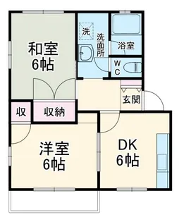 ヴィラ堀池B棟【1階】の間取り