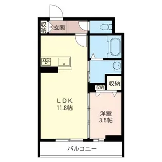 ブラン パイン 大宮【2階】の間取り