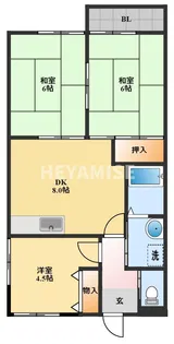 葡萄の樹II【1階】の間取り