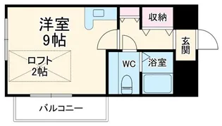 パラドール西伊場【2階】の間取り