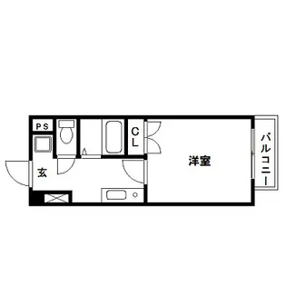 AXIS上幟町【4階】の間取り