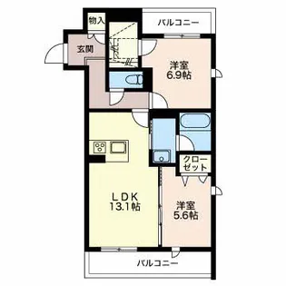 コスモメゾン【3階】の間取り