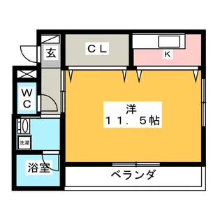 パクトル【3階】の間取り