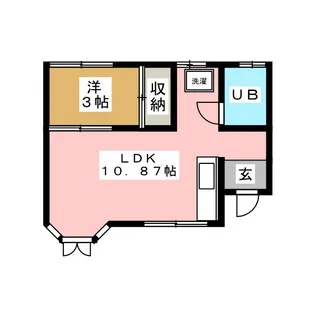 弐番館【1階】の間取り