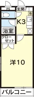 1Kの間取り画像