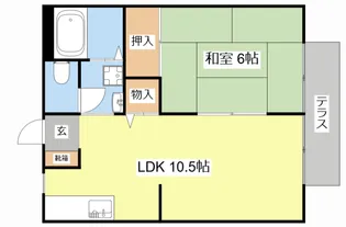 エクセルハイツ【1階】の間取り