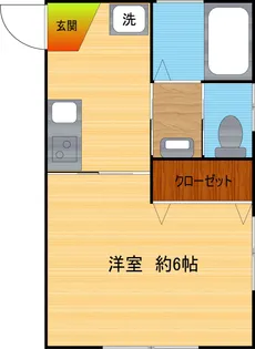 メゾン杏【1階】の間取り