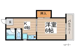 ロワ・ヴェール瑞穂【4階】の間取り