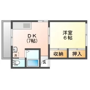 愛媛県宇和島市佐伯町2【アパート】の間取り