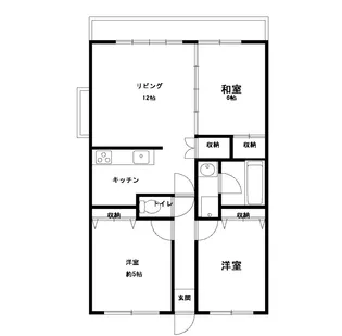 フリーデンハイム【4階】の間取り