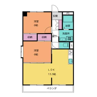 ラフィネ・ドミール【1階】の間取り