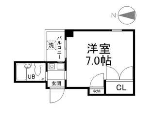 エクセレントビル夷川【1階】の間取り