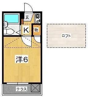 フォレスト鴨宮【2階】の間取り