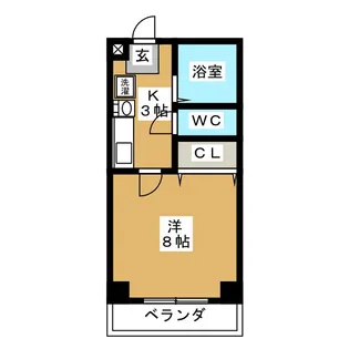 パールマンションV【2階】の間取り