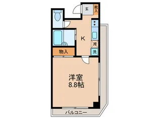メルベイユ 2の間取り