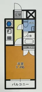 グランドパレスNS-88【3階】の間取り