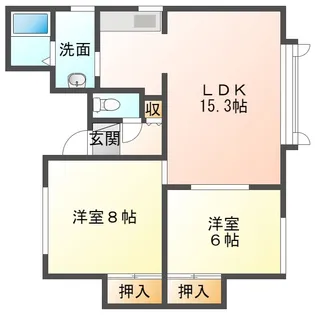 アイビーみその【2階】の間取り