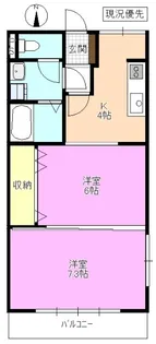 コーポ巾上【3階】の間取り